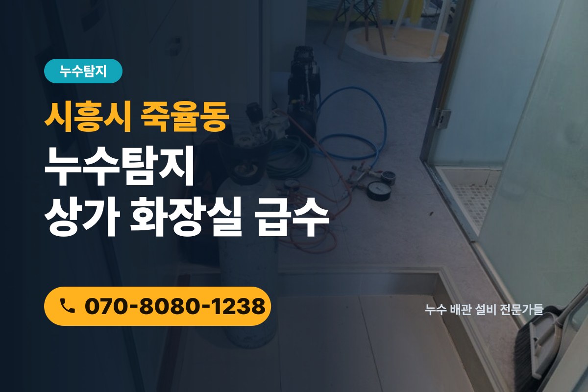 죽율동 누수탐지 전화 상담 070-8080-1238